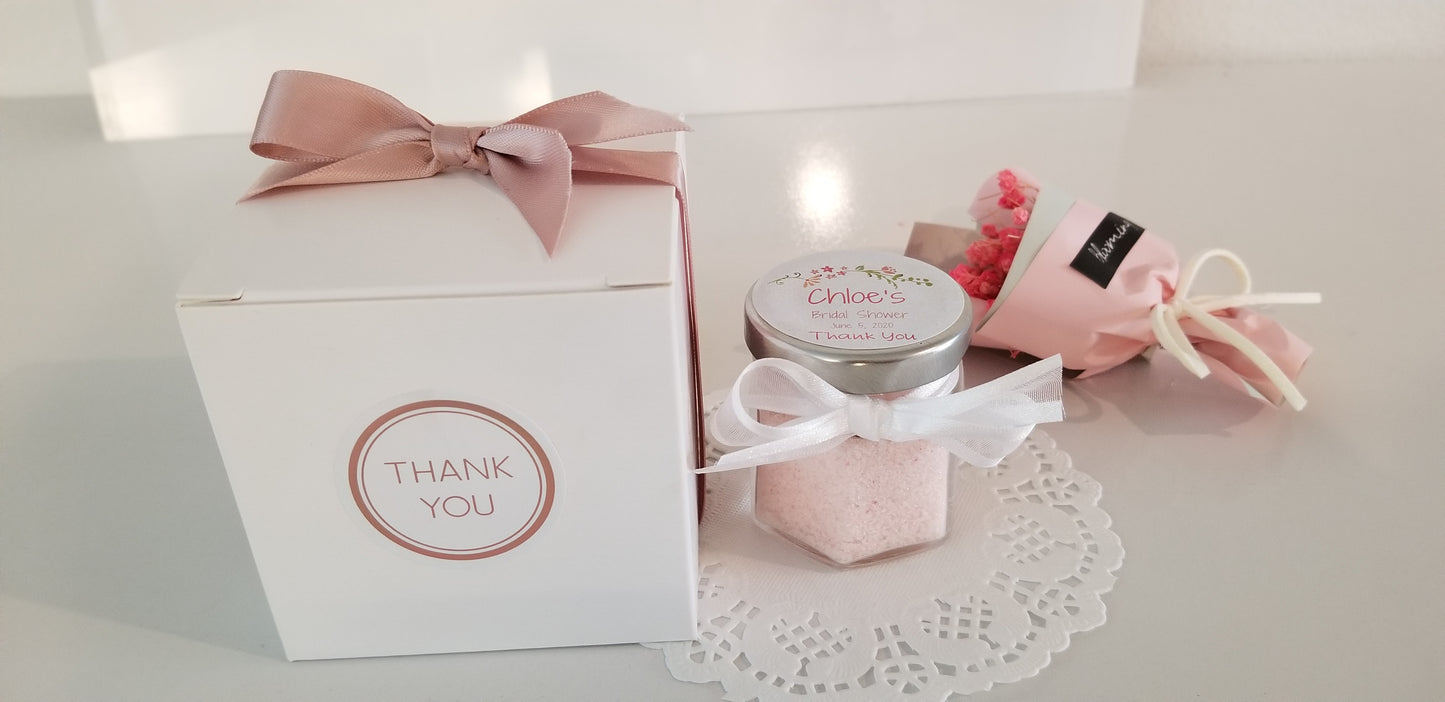 Personalized Sugar Scrub Favors