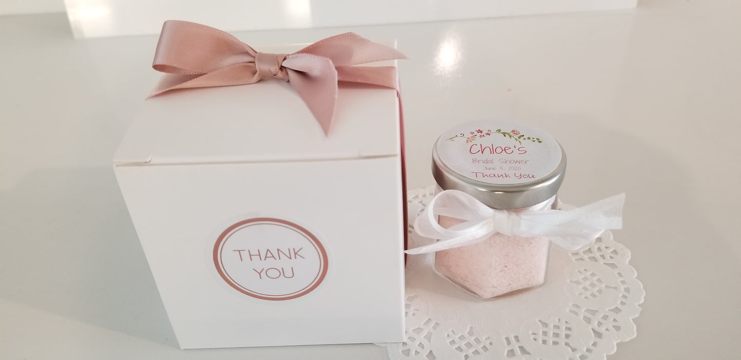 Personalized Sugar Scrub Favors