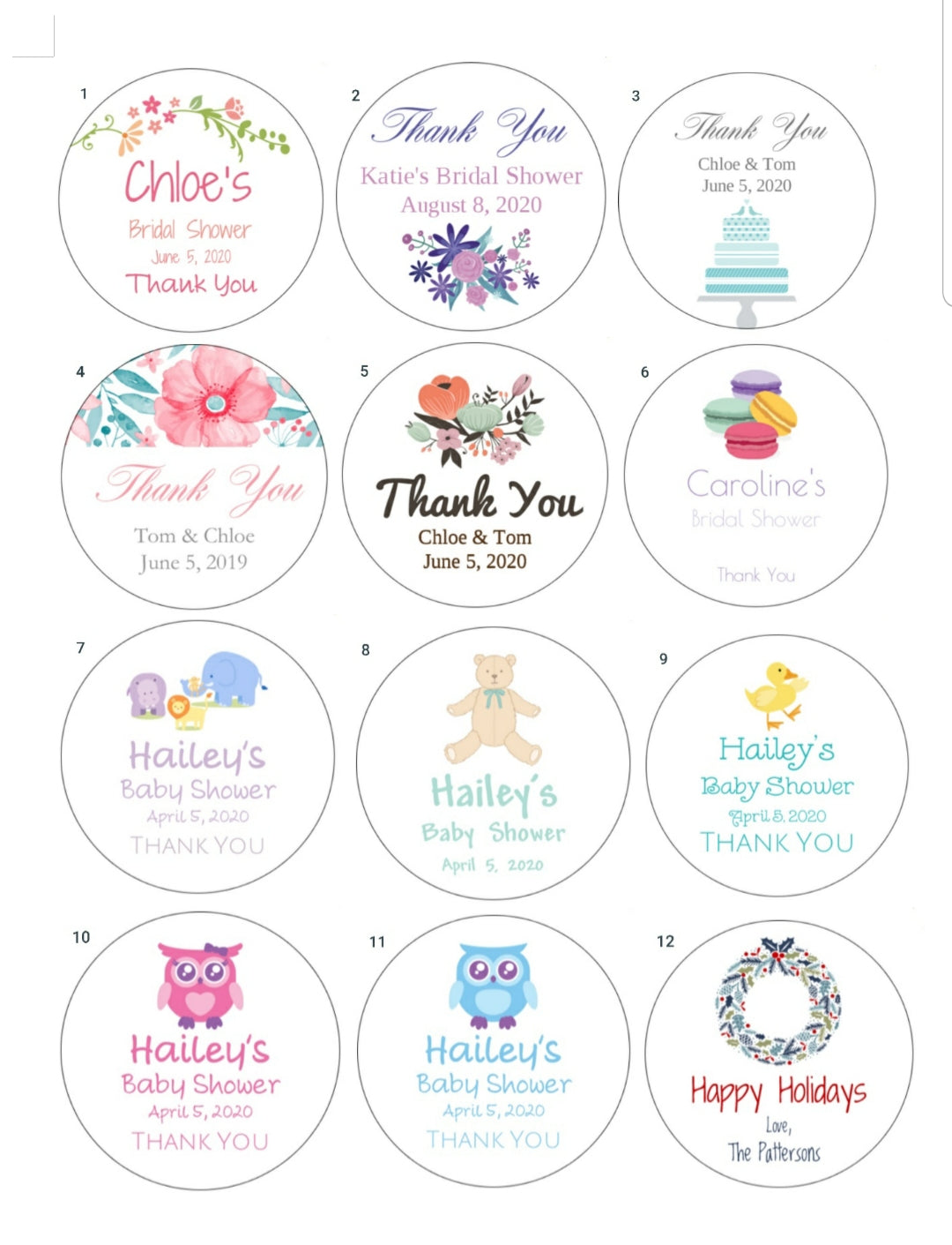 Personalized Sugar Scrub Favors