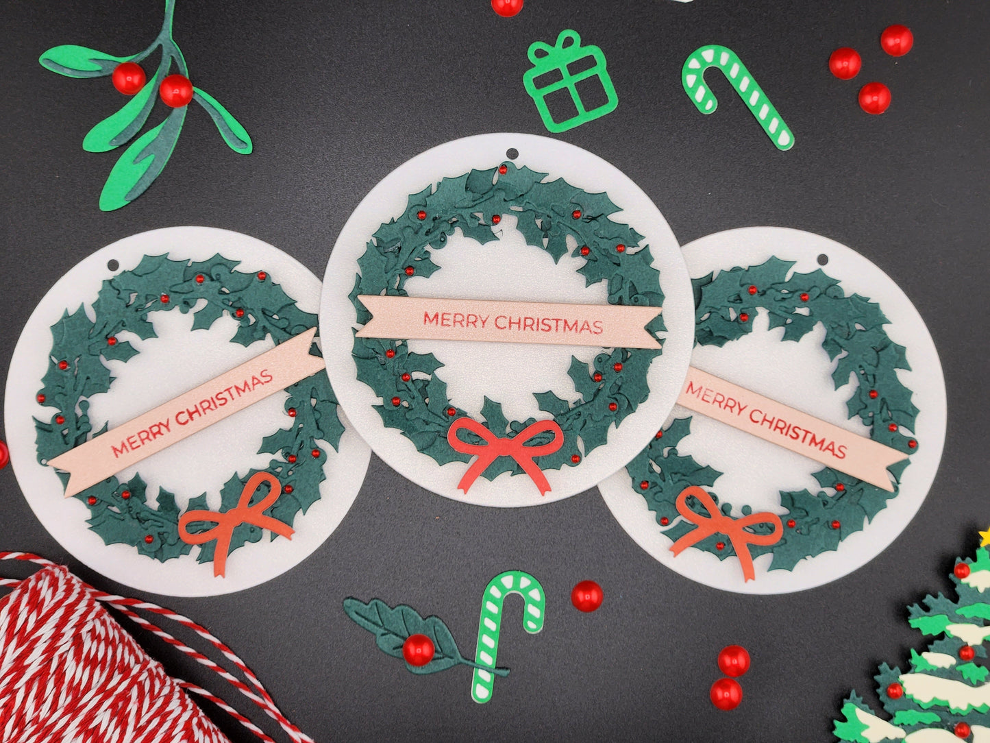 Christmas Wreath Gift Tags