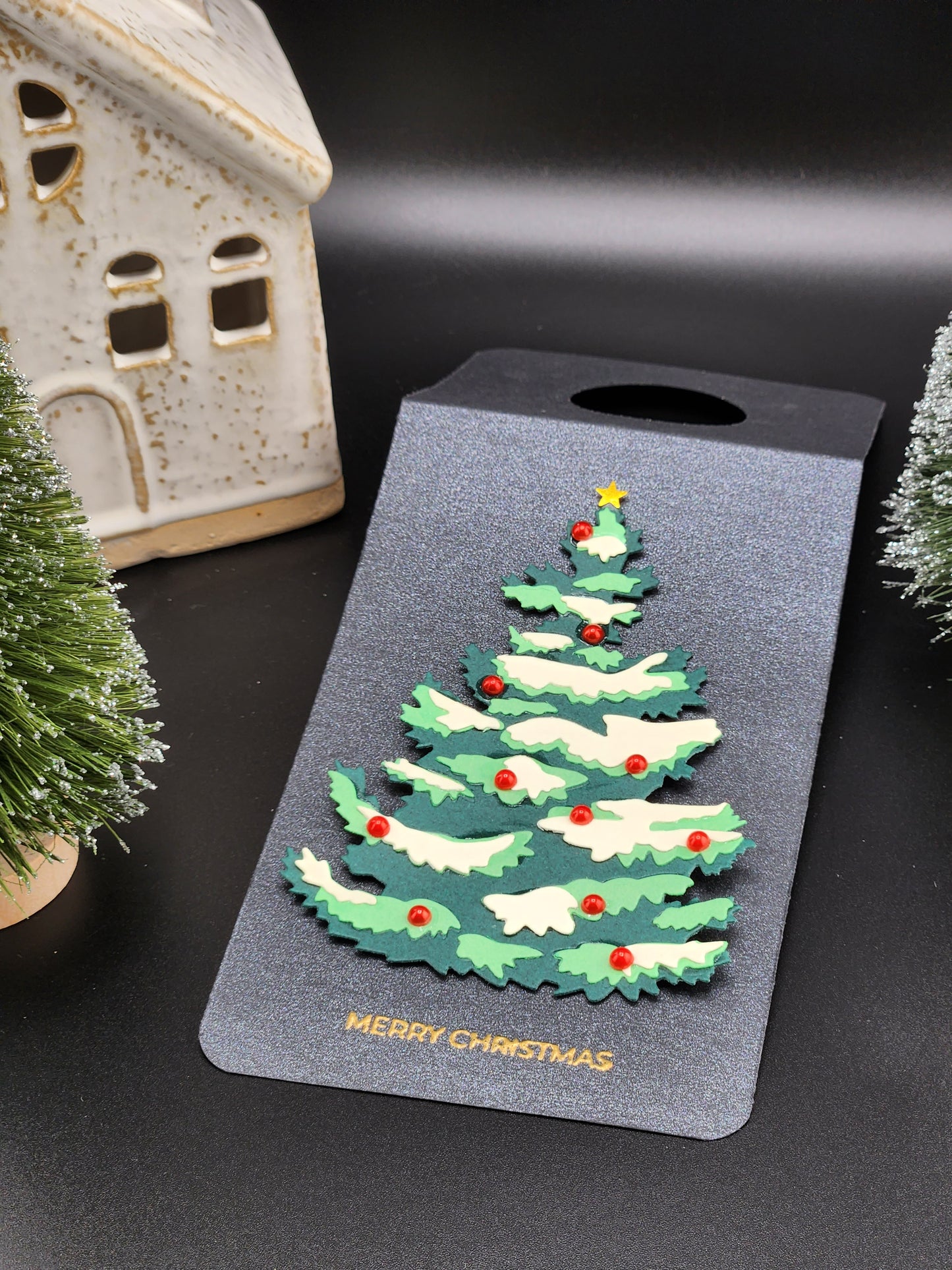 Christmas Tree Wine Tag