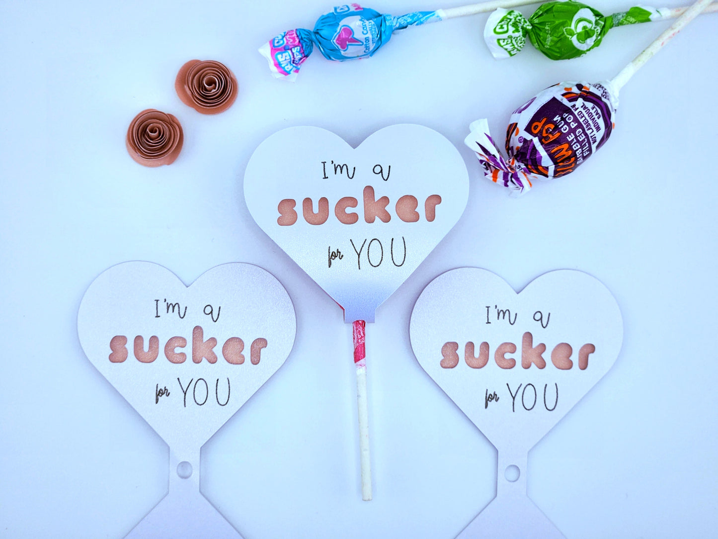 "I'm a sucker for you" Valentine's Day Lollipop Holders