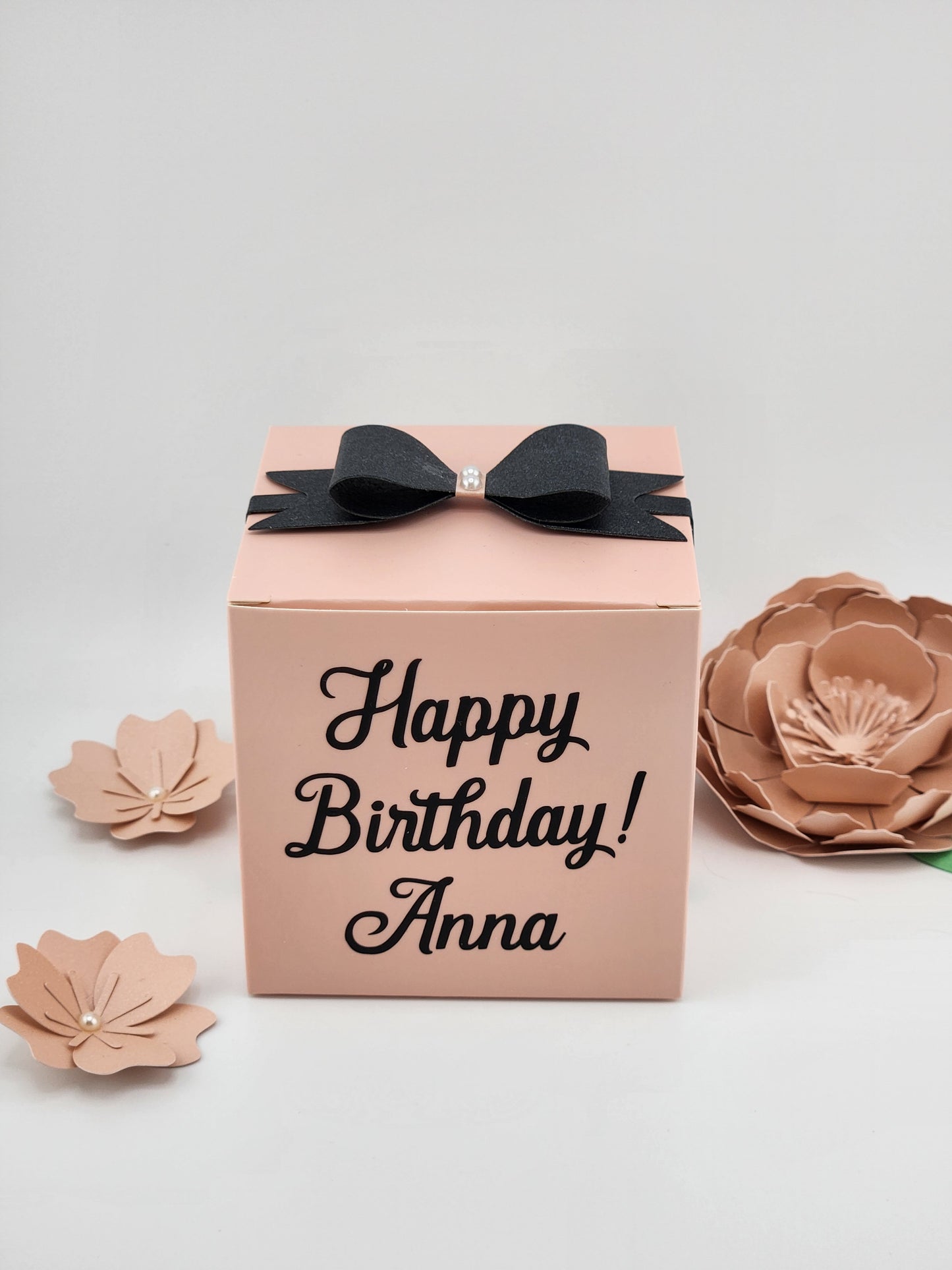 Personalized Ribbon Favor Boxes