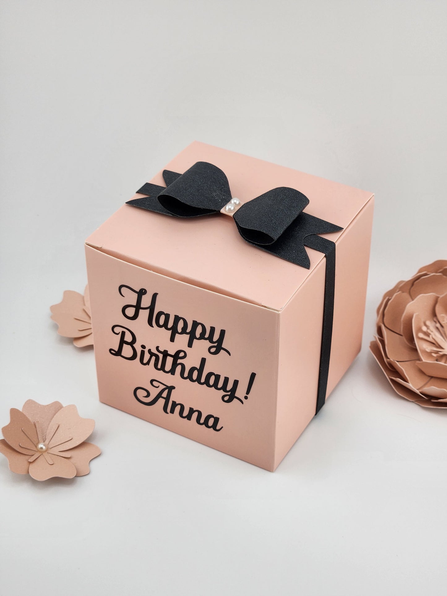 Personalized Ribbon Favor Boxes