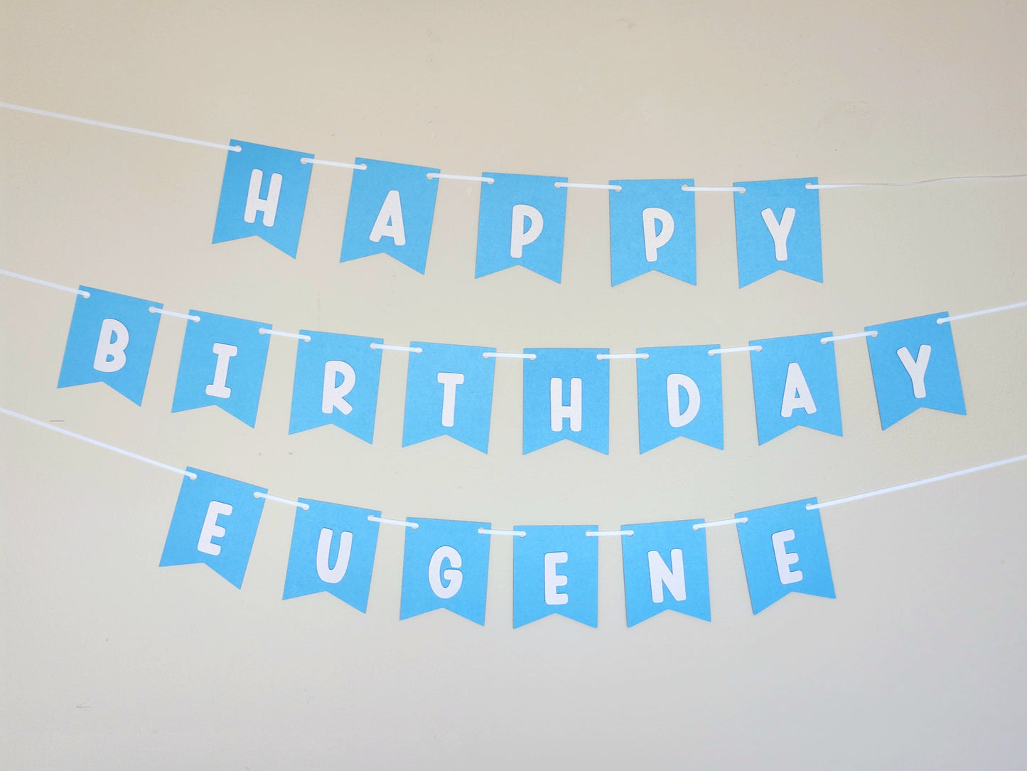 Personalized Handmade Happy Birthday Banners