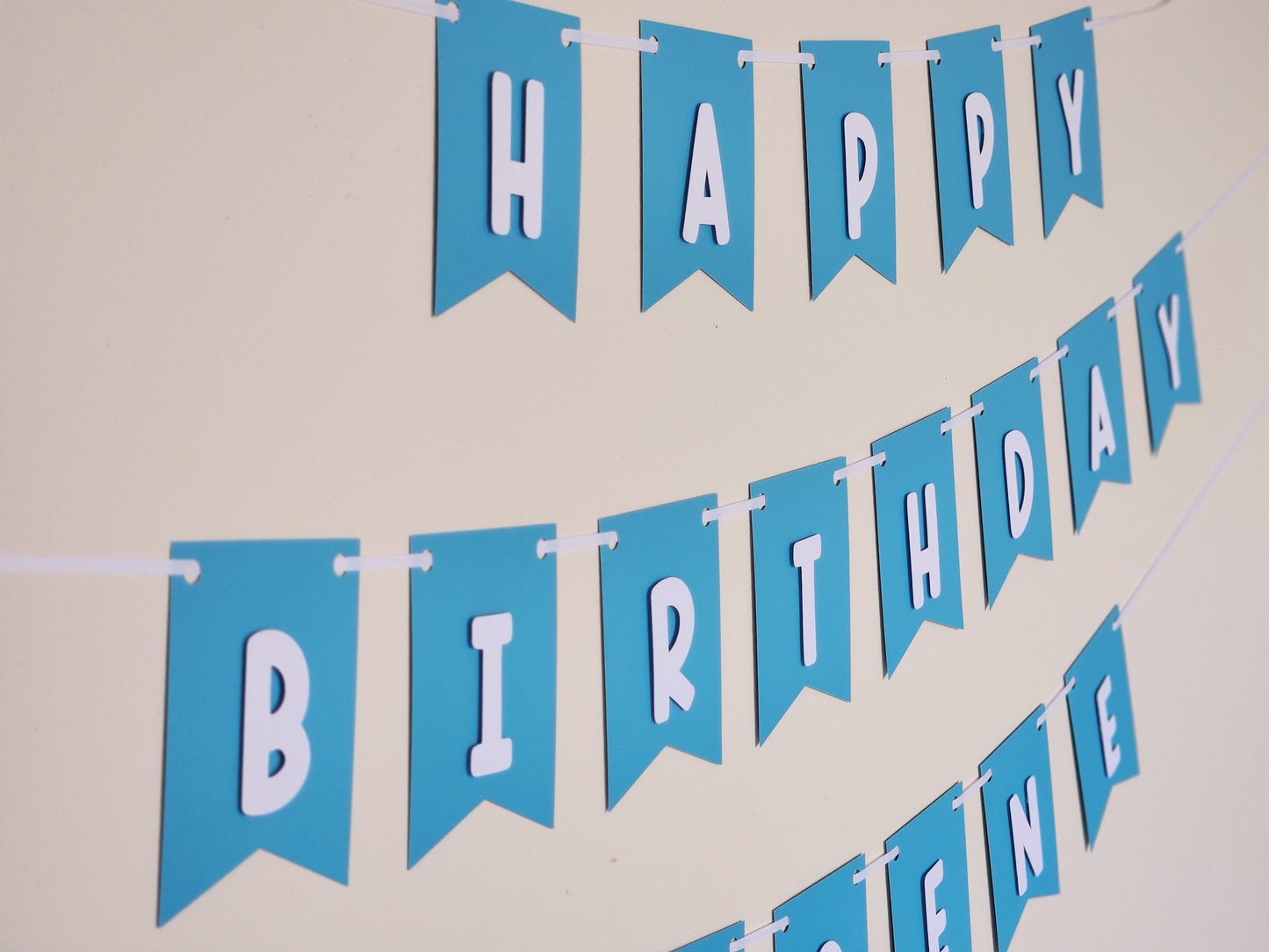 Personalized Handmade Happy Birthday Banners