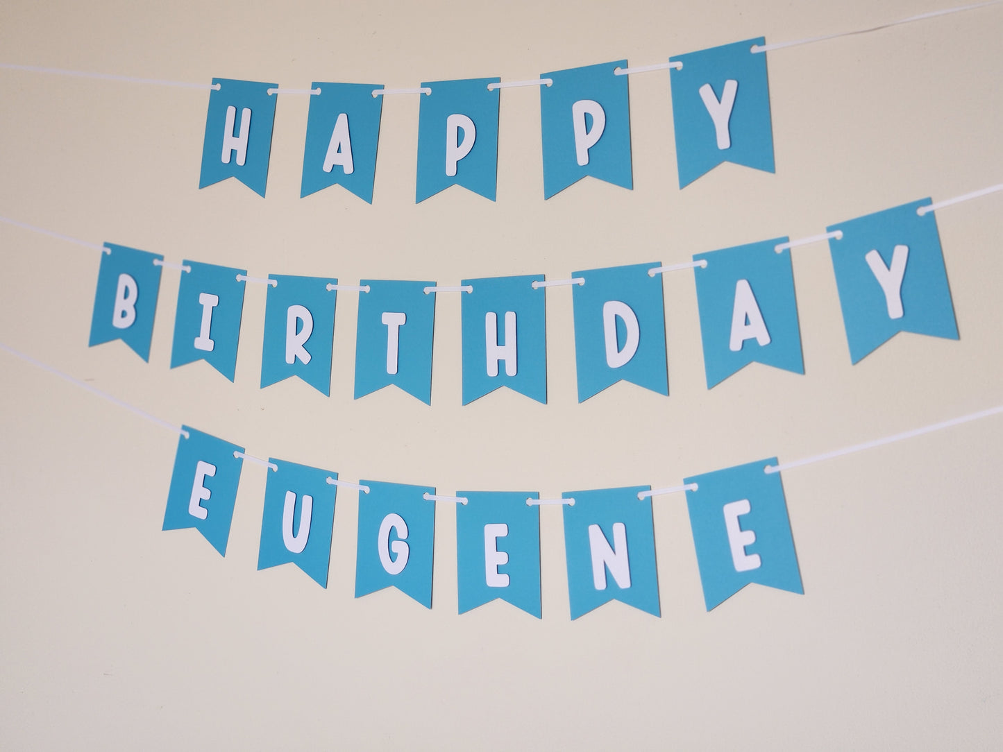 Personalized Handmade Happy Birthday Banners