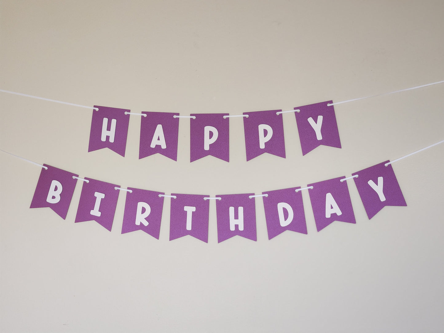 Personalized Handmade Happy Birthday Banners