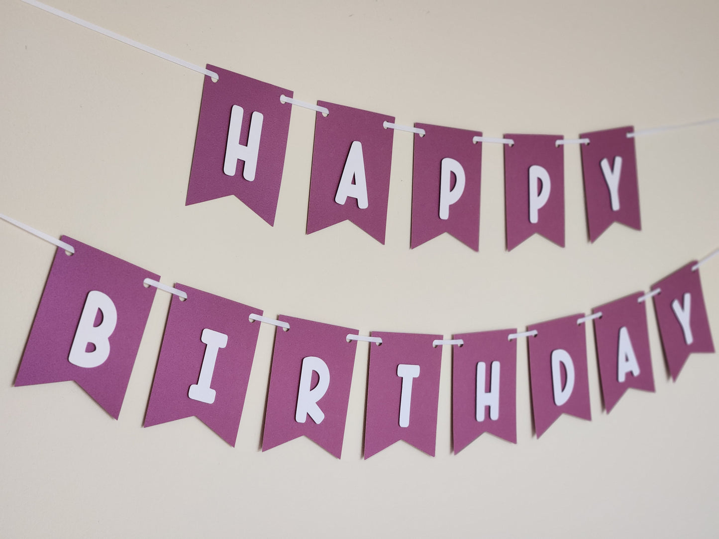 Personalized Handmade Happy Birthday Banners