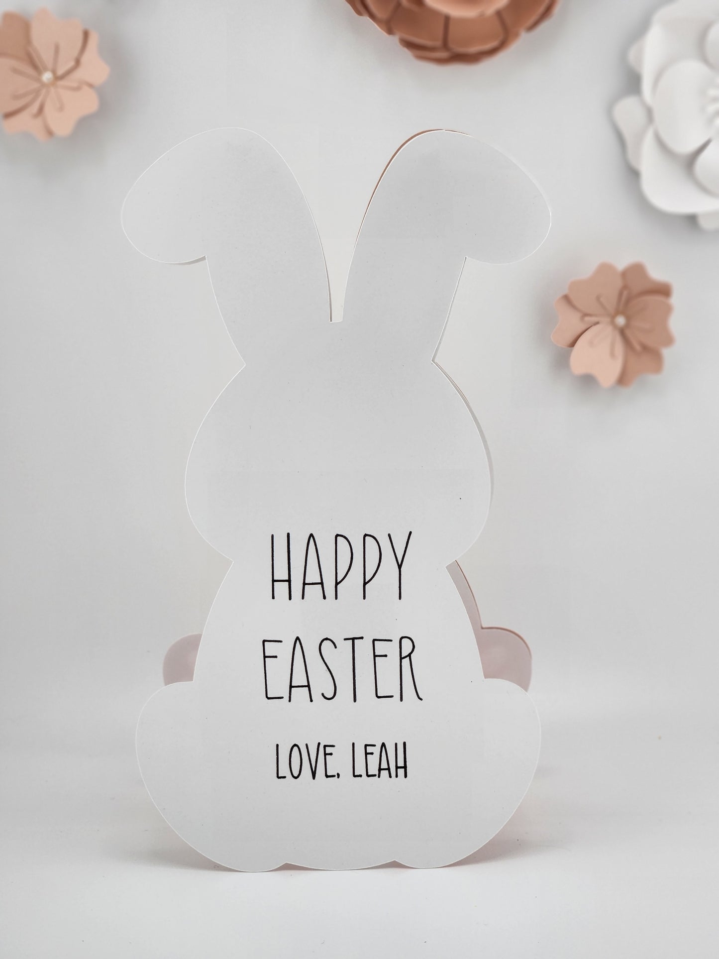 Personalized Easter Bunny Chocolate Egg Holder