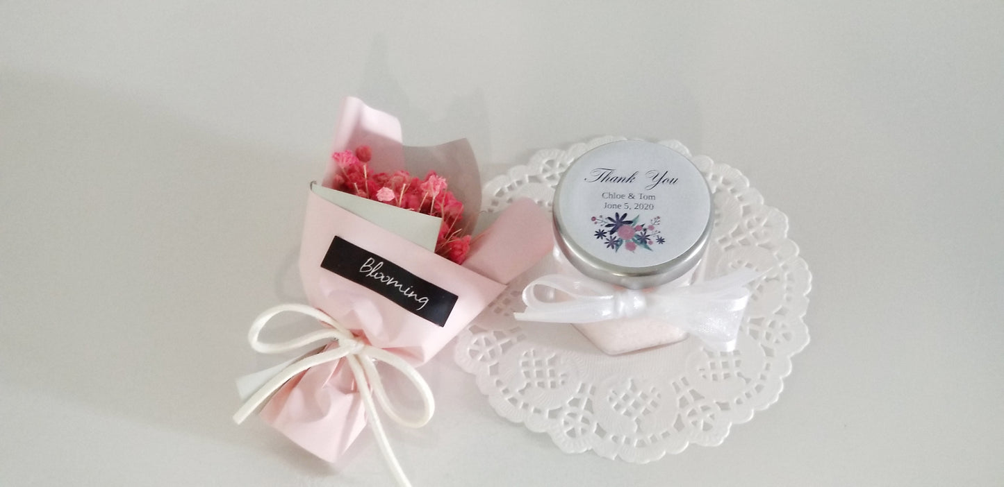 Personalized Sugar Scrub Favors