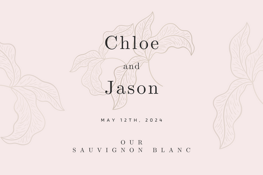 Personalized Wedding Wine Labels